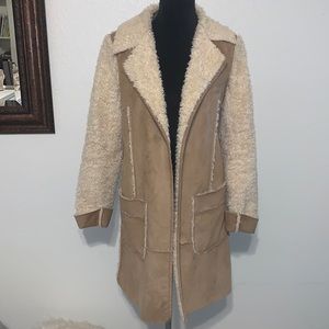 HEI HEI ANTHROPOLOGIE coat with Sherpa!